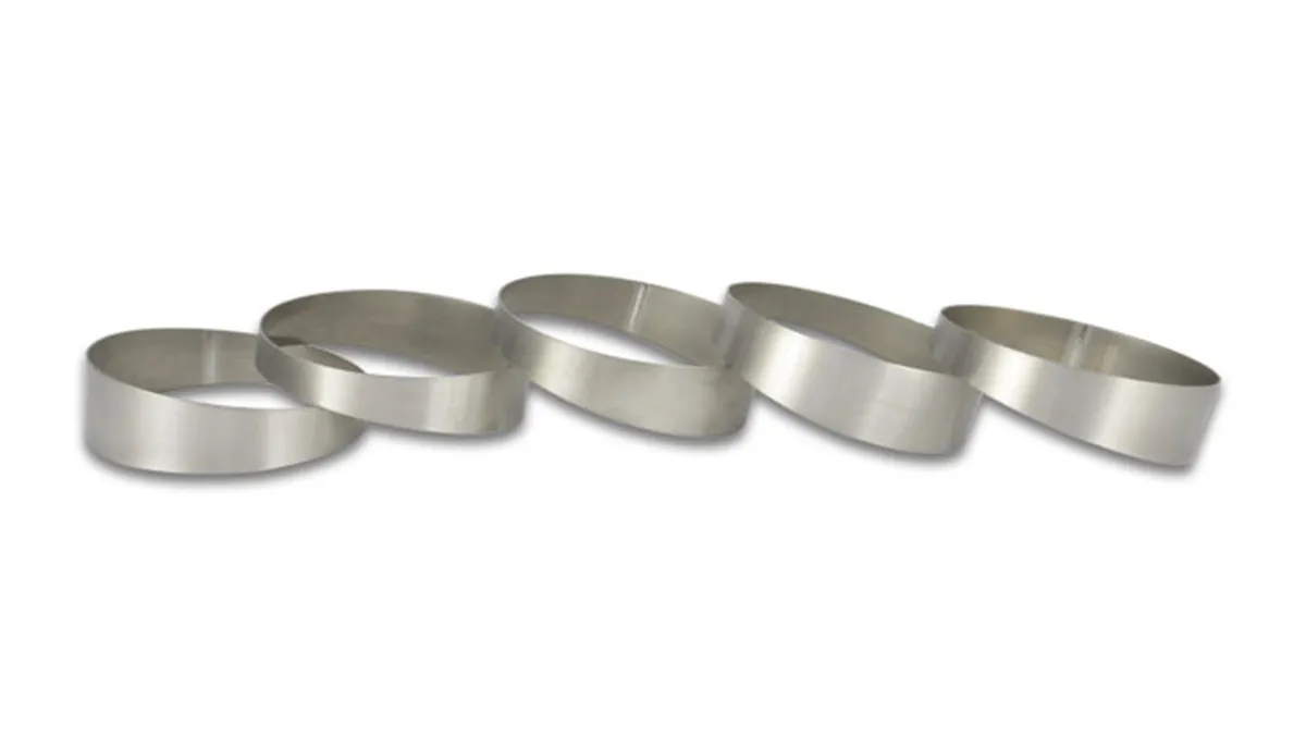 Titanium Pie Cuts; 2.5 in. Tube OD; 4.4375 in. Centerline Radius; 9 Deg. Bend Angle; CP1 Titanium; 0.039 in. Wall Thickness; product image