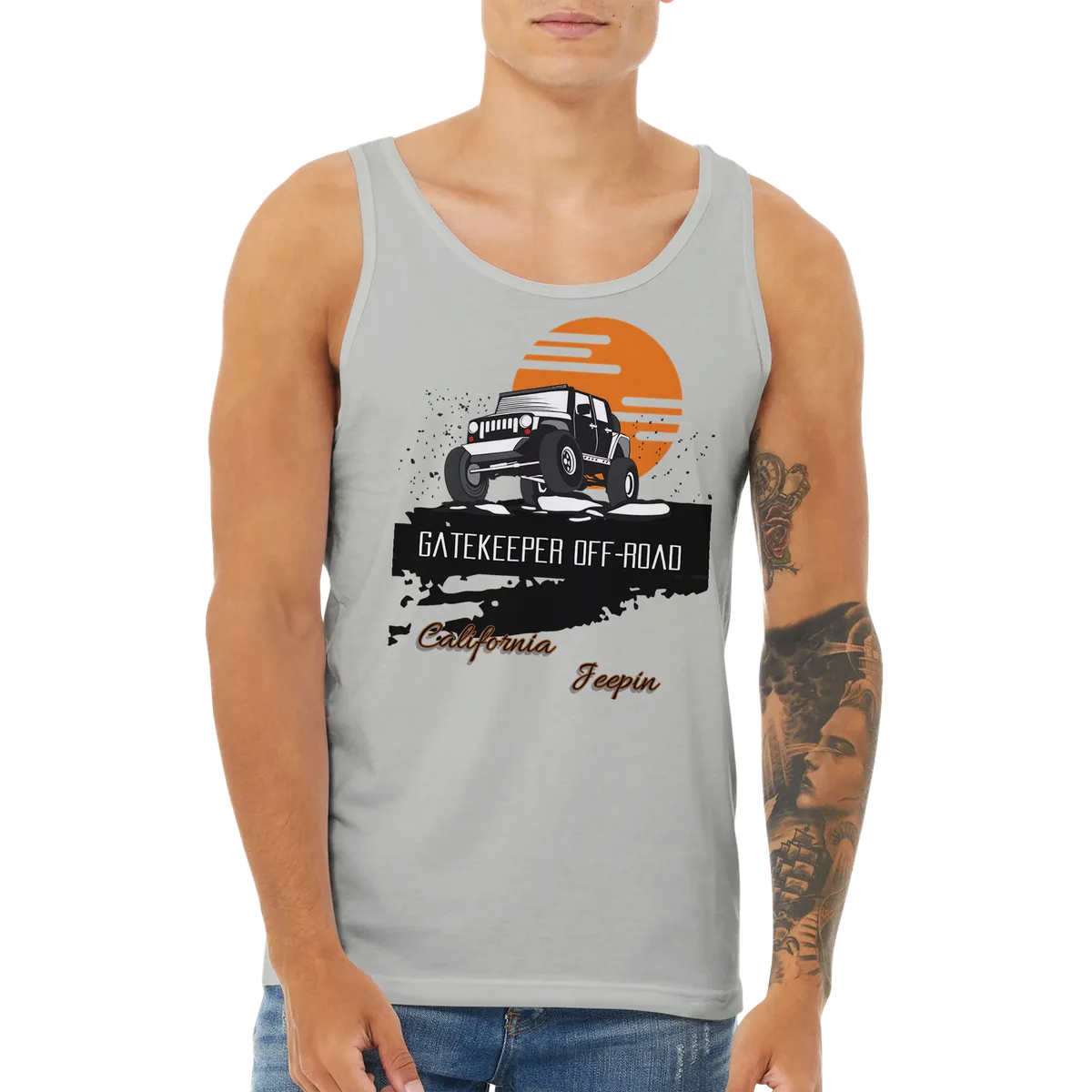 GateKeeper Cali Jeepin Premium Unisex Tank Top product image
