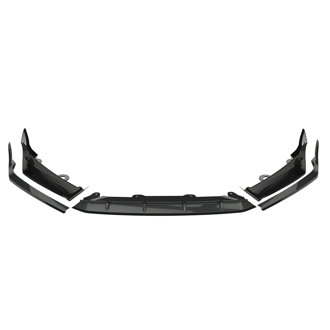 American Modified Aerodynamic Front Lip Spoiler, Black - AMHMBA00203 product image