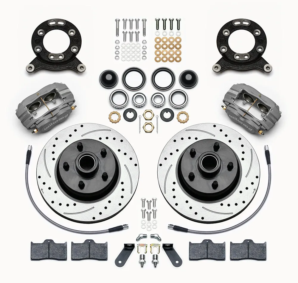Wilwood FDL-M Front Kit 11.30in 1 PC RotorandHub-Drill 1970-1973 Mustang Disc and Drum Spindle product image