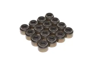 COMP Cams COMP Cams 506-16 Set of 16 Black Viton Valve Seals for .494 Guide Size, 11/32 Valve Stem