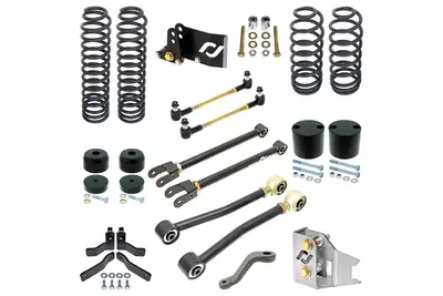 Rock Jock Sport Edition Johnny Joint Suspension System for JK Wrangler Unlimited (4-door) 4 Inch lift RockJock 4X4