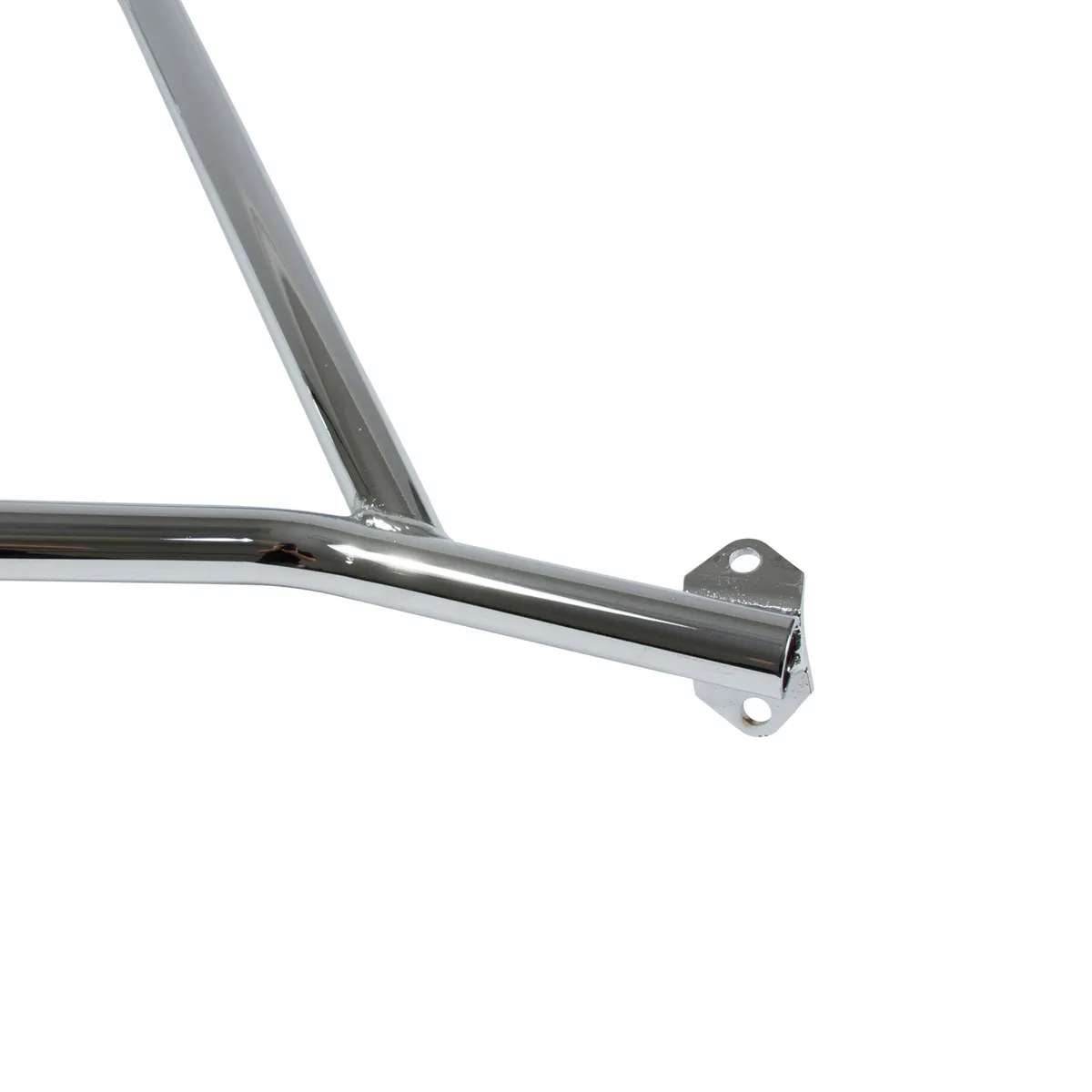 Ford Mustang Strut Tower Brace Powder Coated Chrome Finish 86-93 product image