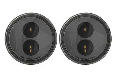 JW Speaker Corporation 239 j2 Model 12v Dot/Ece LED Round Turn Signals With Smoked Lens(2 Light Kit)