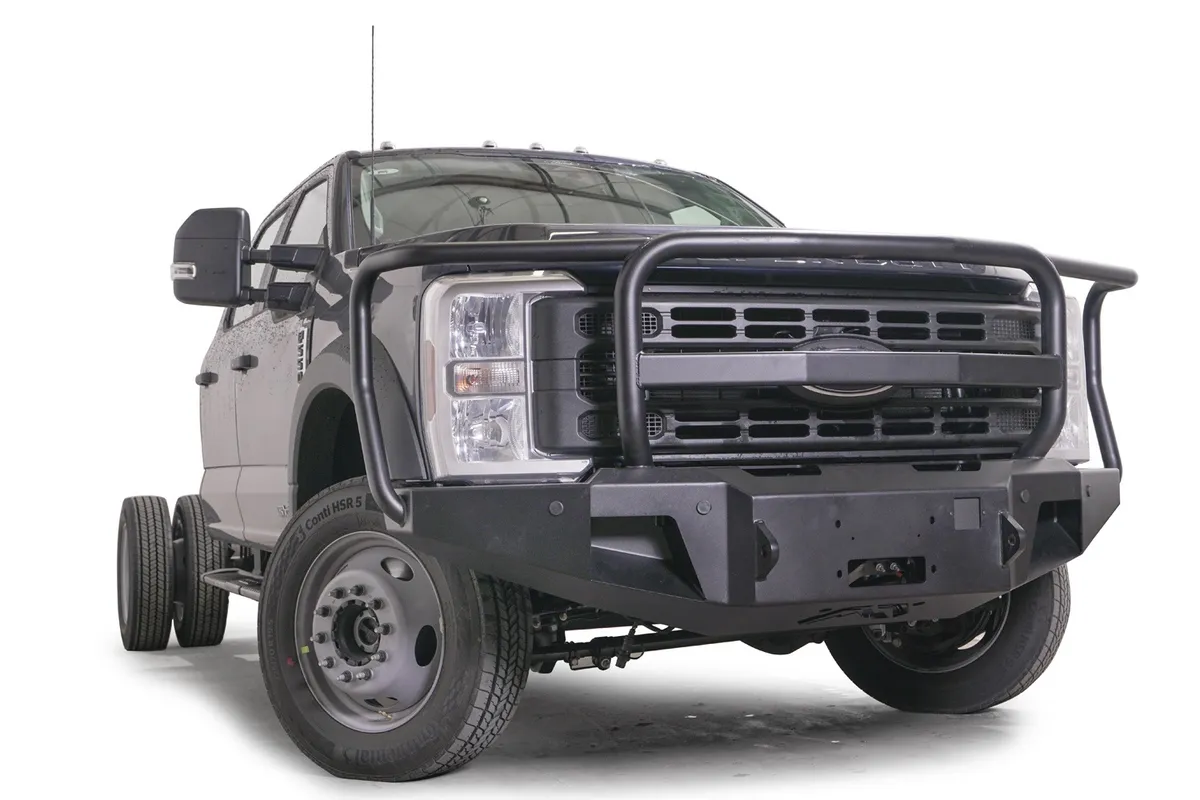 Ford F450-F550 Premium Front Bumper w/ Full Grill Guard Adaptive Cruise Control Compatible product image