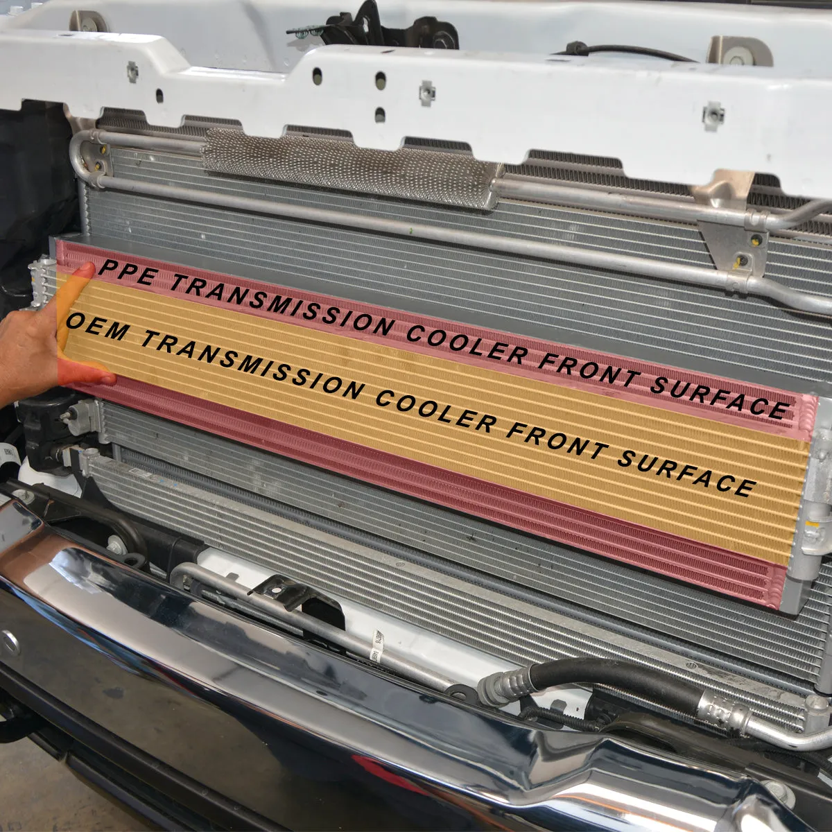 20c gm 6.6l Duramax With 10l1000 Transmission Cooler Bar And Plate product image