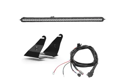 ZROADZ Off Road Products 2122 Bronco Front Roof LED Kit(1)40in LED Straight Single Row Slim Light Bar & Wiring Harness