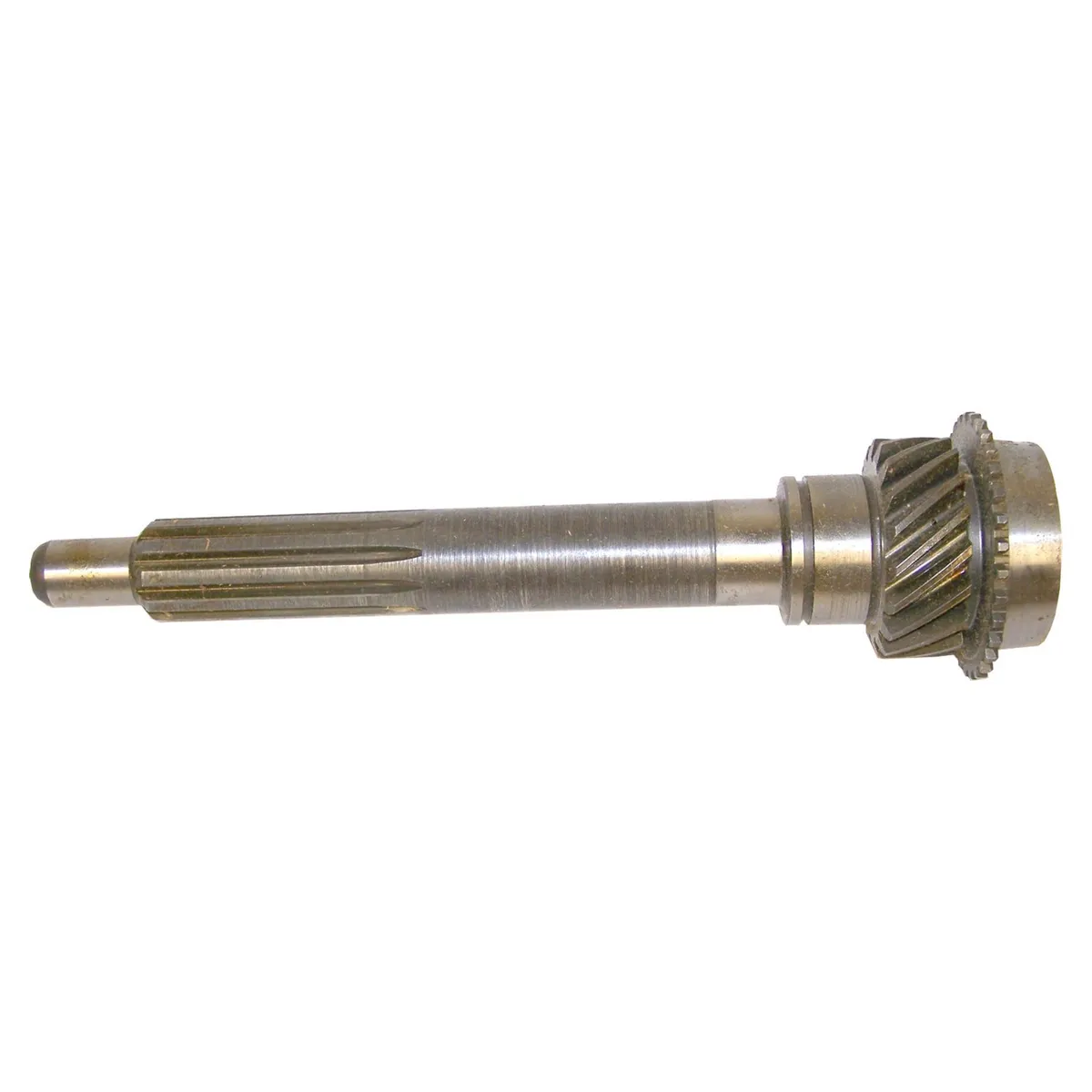 Crown Automotive Jeep Replacement Manual Trans Input Shaft; 10 Splines; 18 Teeth; 10-23/32 in. Long; 1.125 in. Spline Dia.;