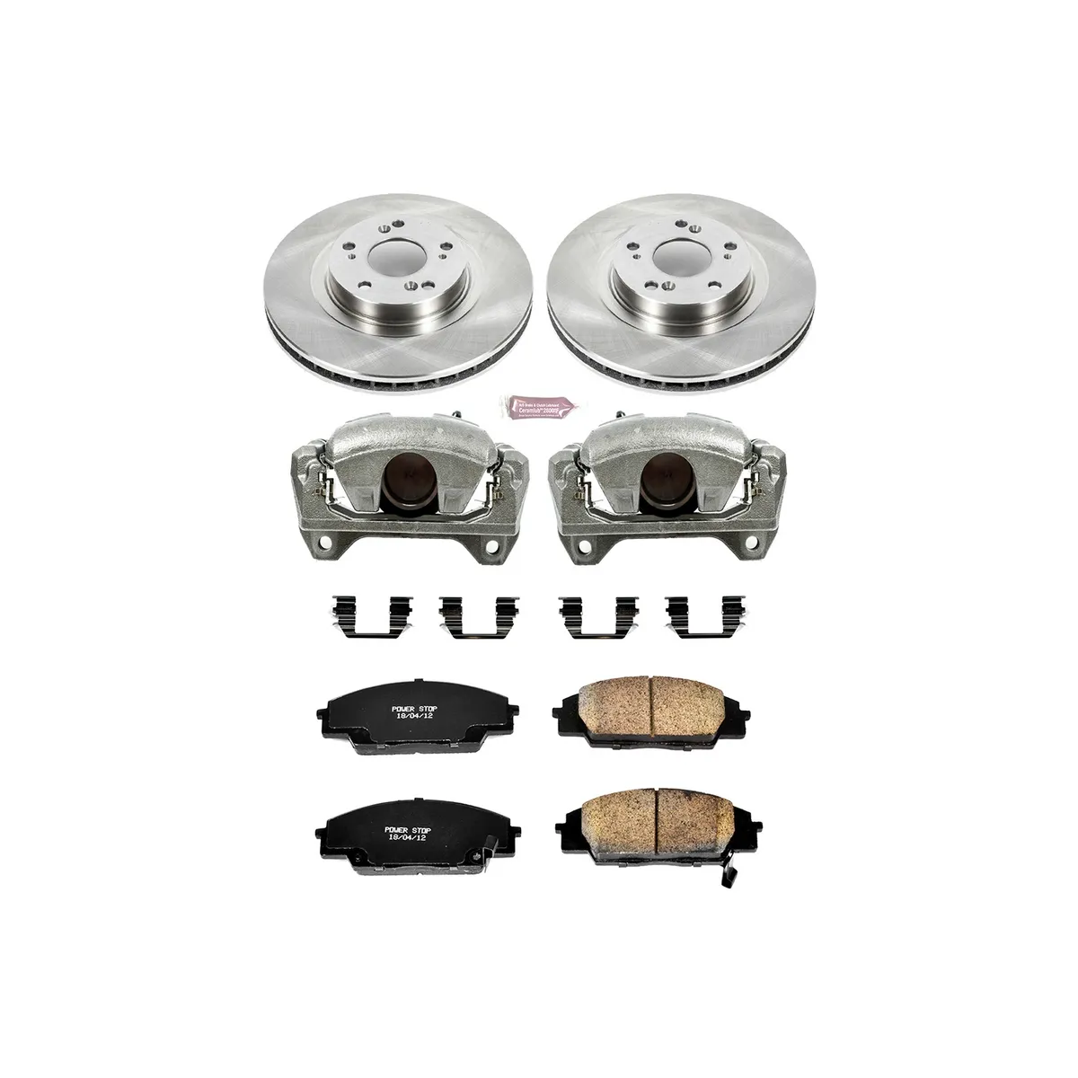 Z17 Direct Replacement Kit: Rotors; Ceramic Pads; Calipers product image