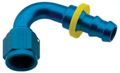 Fragola Performance Systems Hose Fitting #6 120 Deg Push Lock