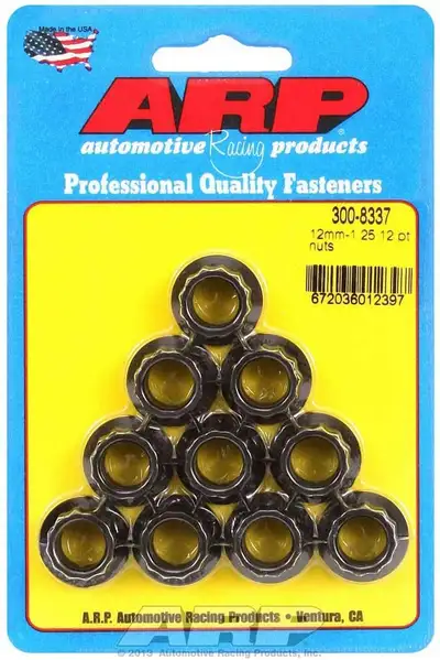 ARP Auto Racing 12mm x 1.25 12pt. Nuts (10)