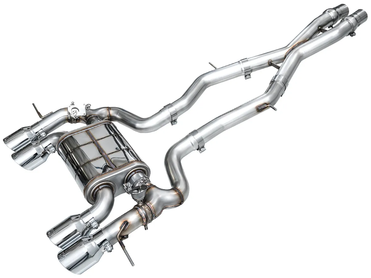 AWE SwitchPath™ Exhaust for BMW G87 M2 - Chrome Silver Tips product image