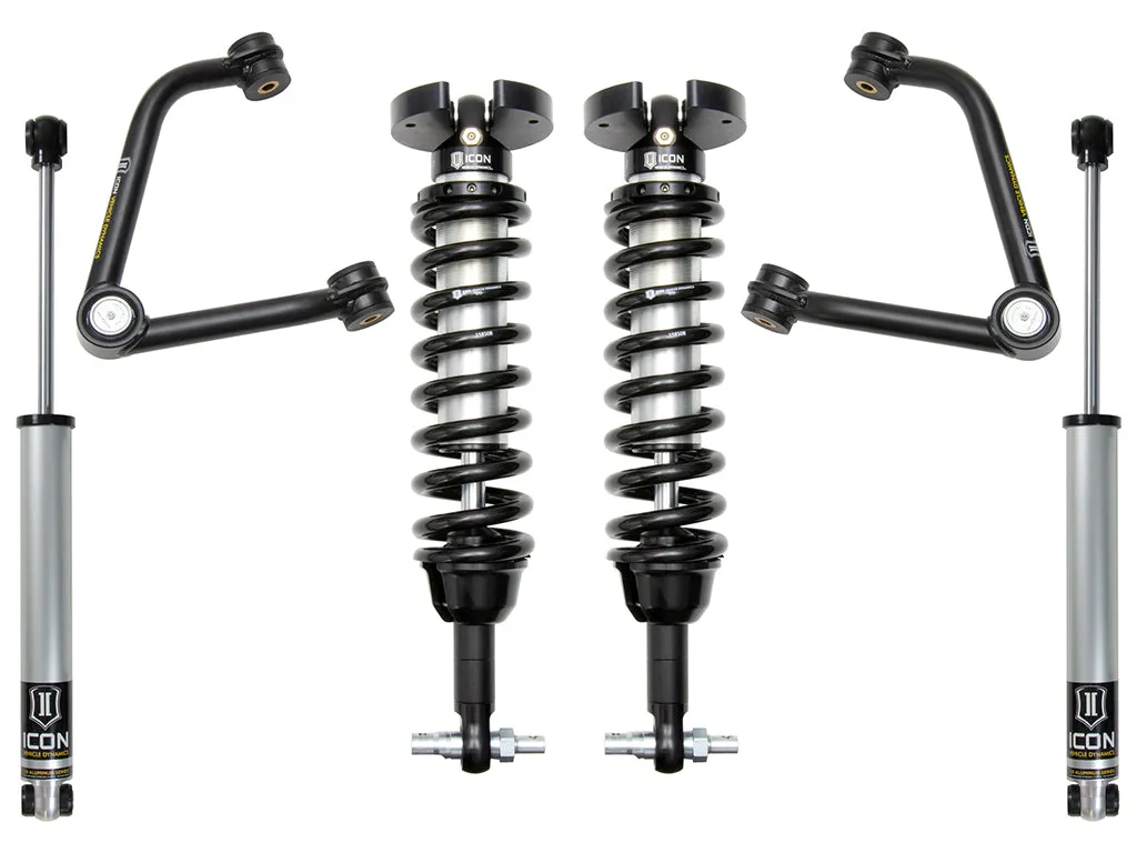 ICON Vehicle Dynamics ICON 2019-2023 GM 1500, 1.5-3.5" Lift, Stage 2 Suspension System, Tubular UCA
