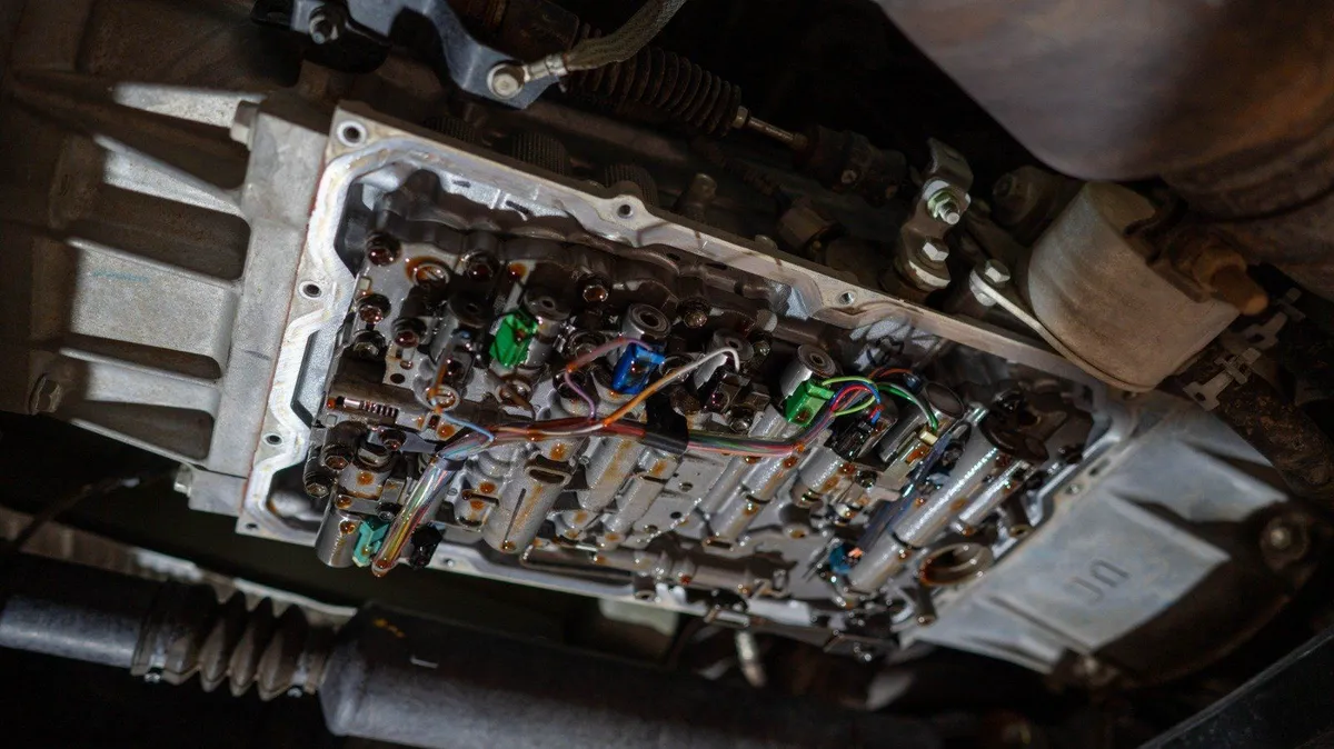 Cast Aluminum for Toyota AB60 - BLACK Fits 2009 to 2017 Toyota Tundra and Sequoia V8 models with a AB60 automatic transmission. product image