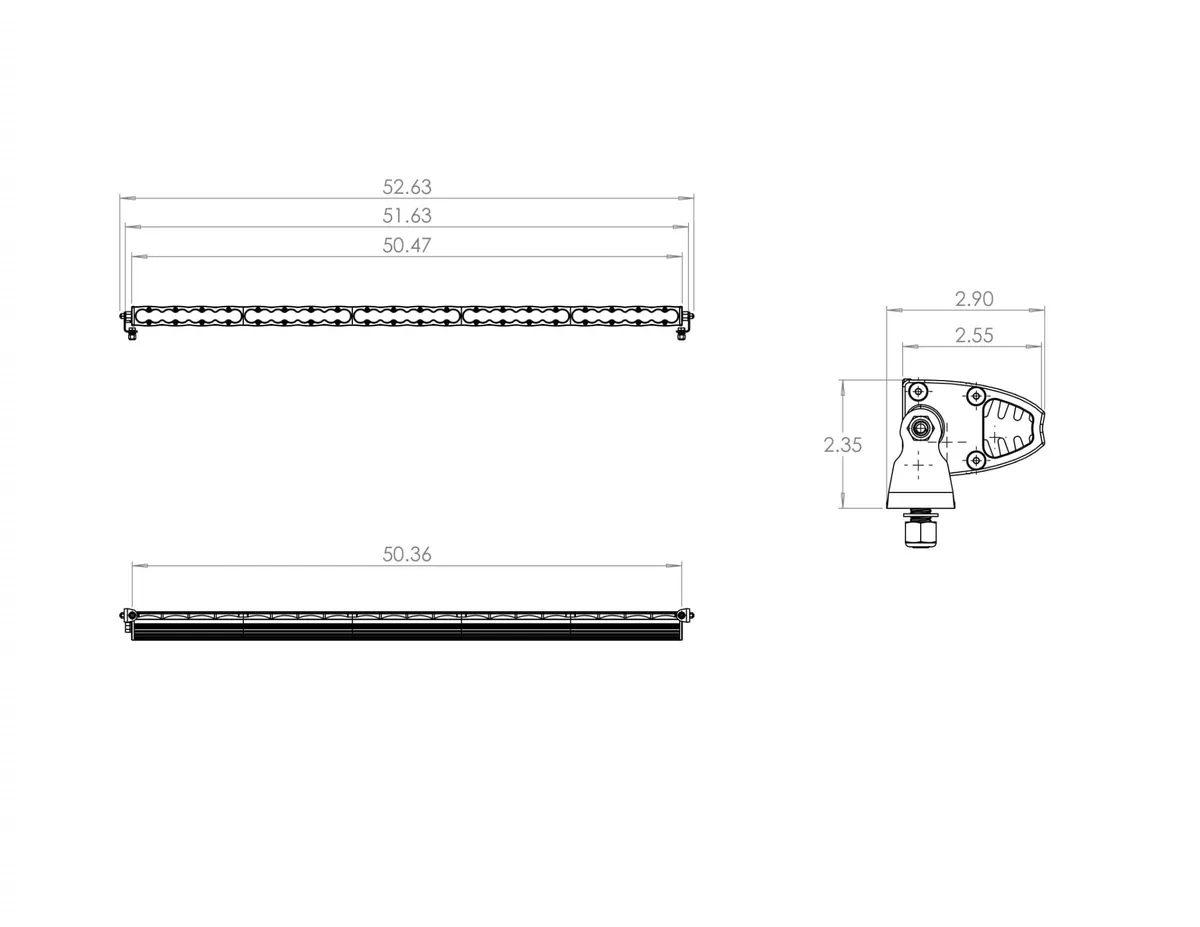 50 Inch LED Light Bar Driving Combo Pattern S8 Series Baja Designs product image