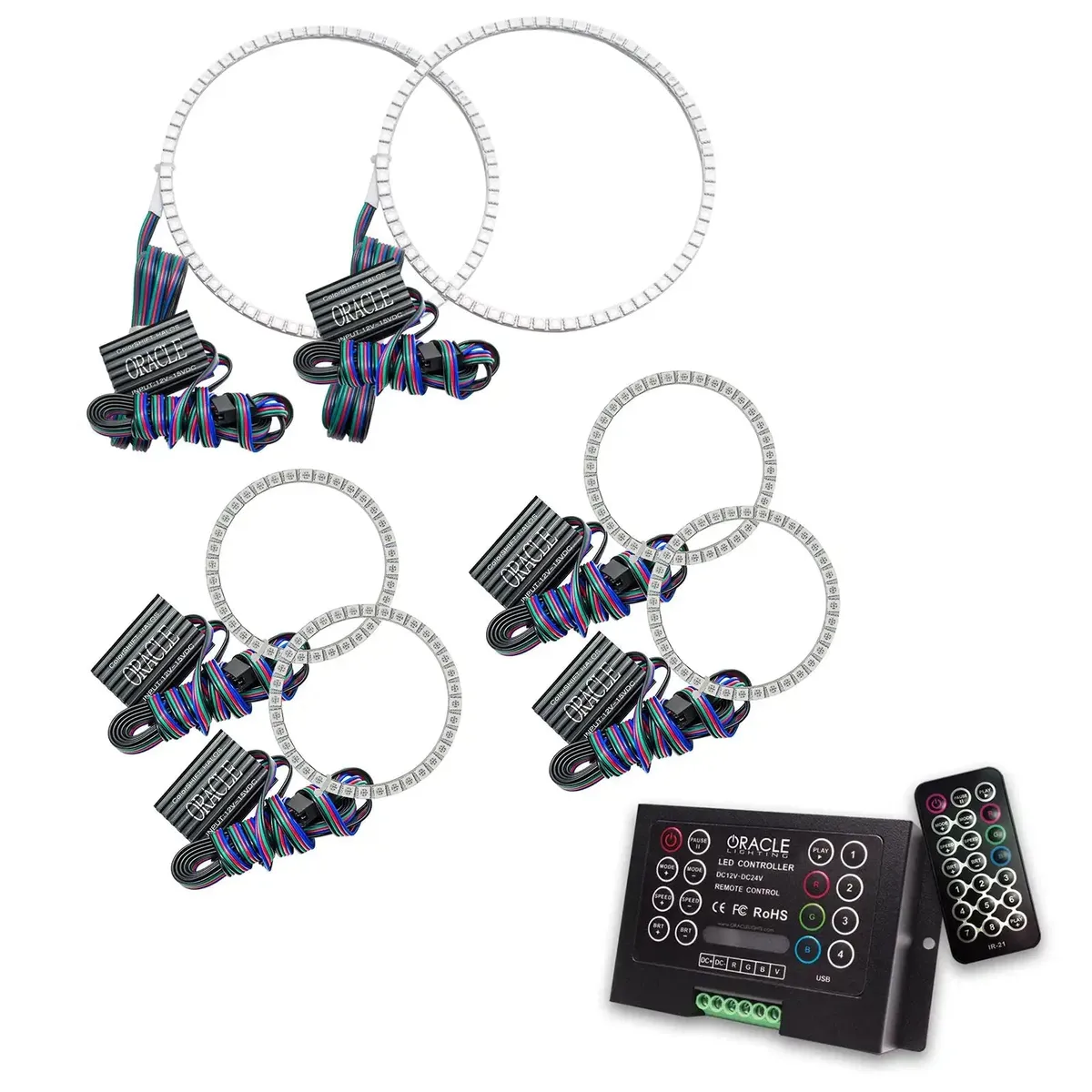 ORACLE Lighting 2001-2004 Nissan Frontier LED Headlight Triple Halo Kit product image