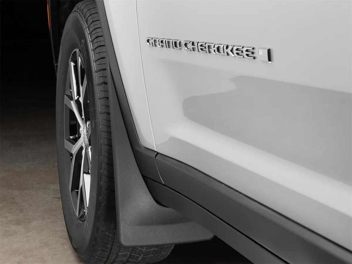 2021 + Jeep Grand Cherokee L Black No Drill MudFlaps product image