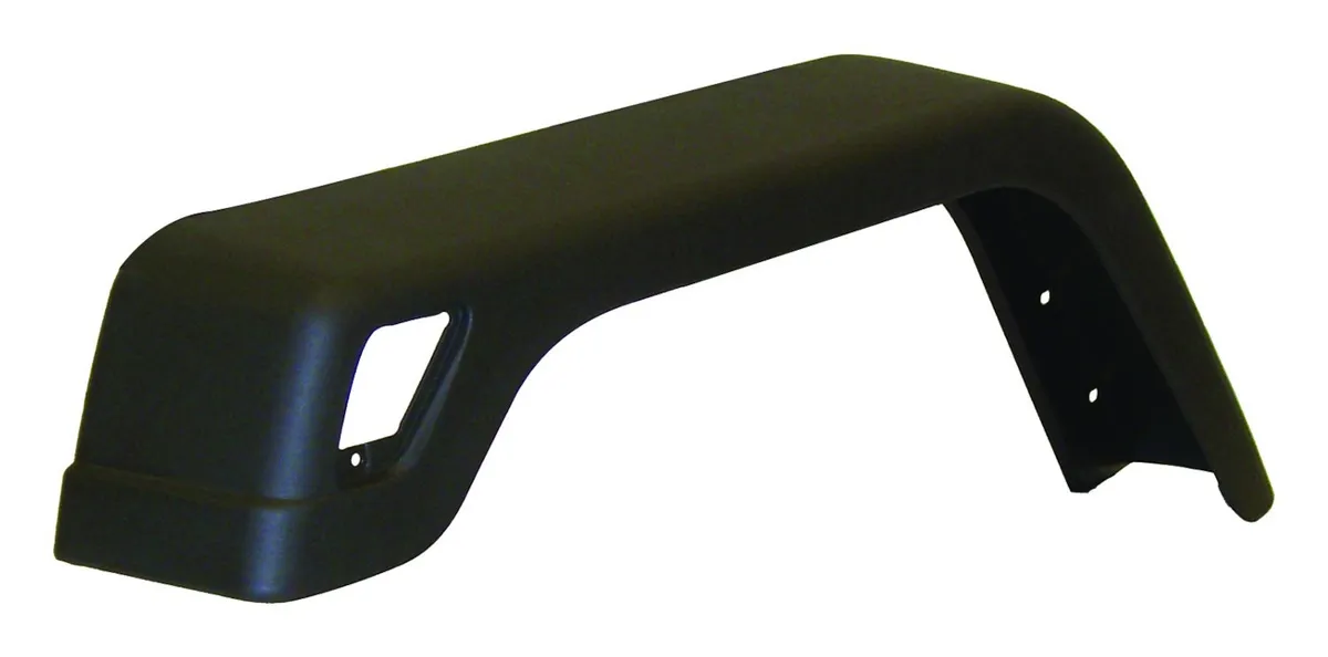 Fender Flare; Front Left; Wide; Flat Black; product image
