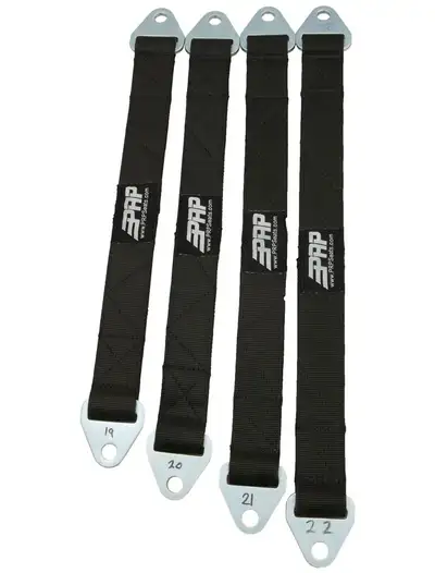 PRP 8 inch Quad Wrap Limit Strap Black PRP Seats