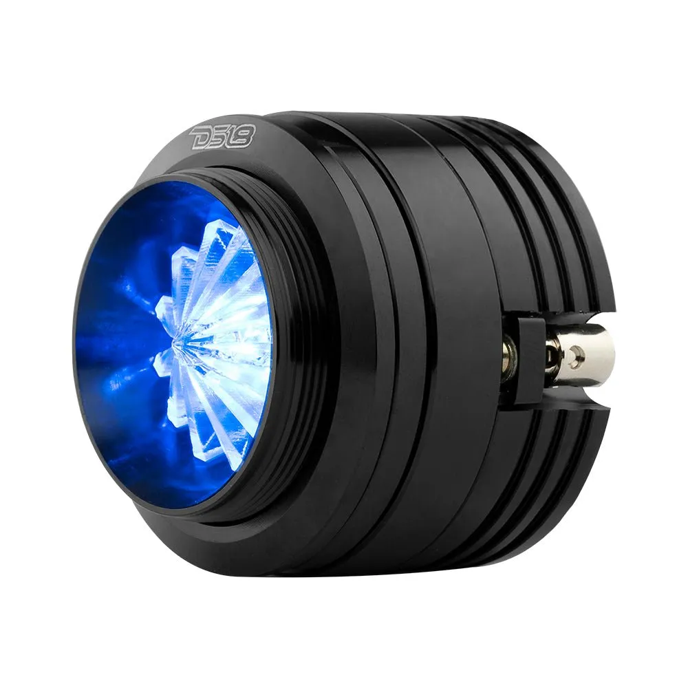 "1.6"" Shallow High Compression Neodymium Super Bullet Tweeter 140 Watts 1"" Polyether Ether Ketone 4-Ohm Vc With RGB LED Lights" product image