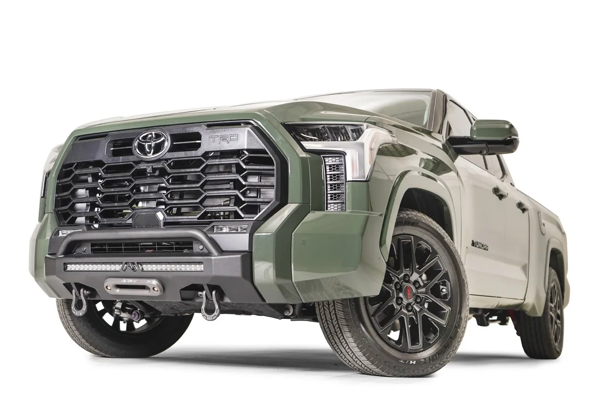 Winch Mount; 2 Stage Black Powder Coated; w/Pre-Runner Guard; product image