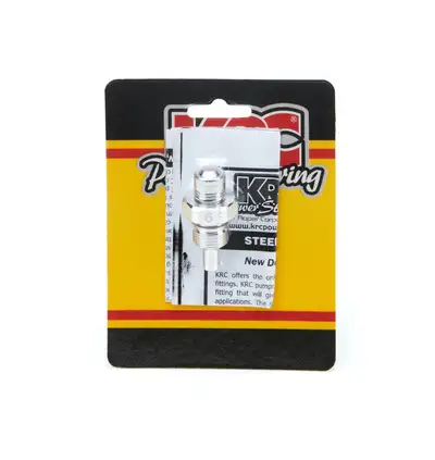 KRC Power Steering Alum Flow Valve -6AN Male ID - 6