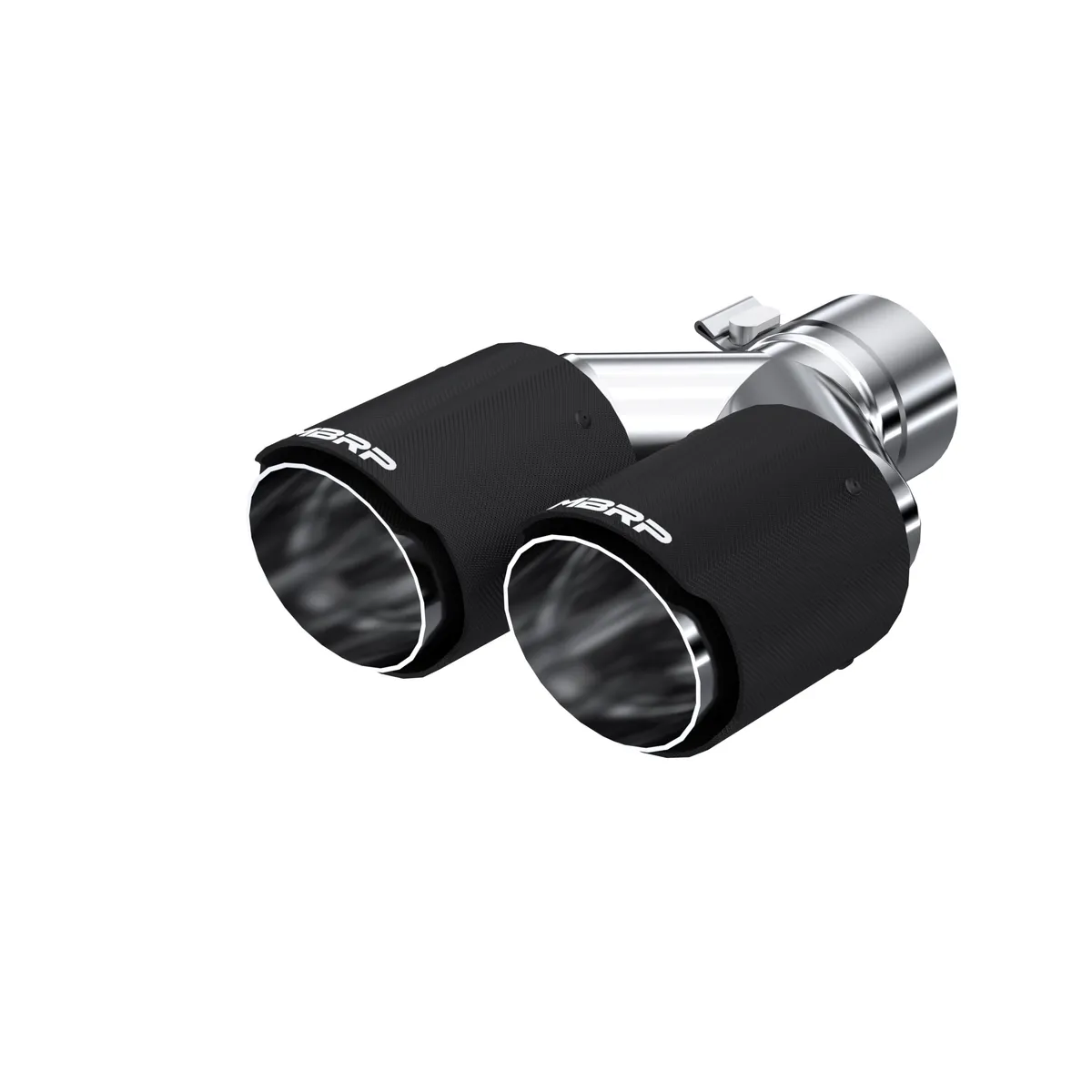 MBRP Exhaust Carbon Fiber Exhaust Tip; 2.5 in. Inlet Diameter; Carbon Fiber; Dual 3.5 in. Outlet Diameter. Out Dual Wall;