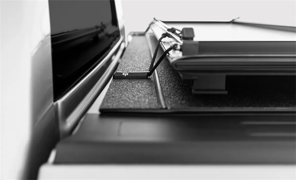 24c Tacoma 5ft Lomax Stance Hard Folding Tonneau Cover Carbon Fiber Single Rail product image