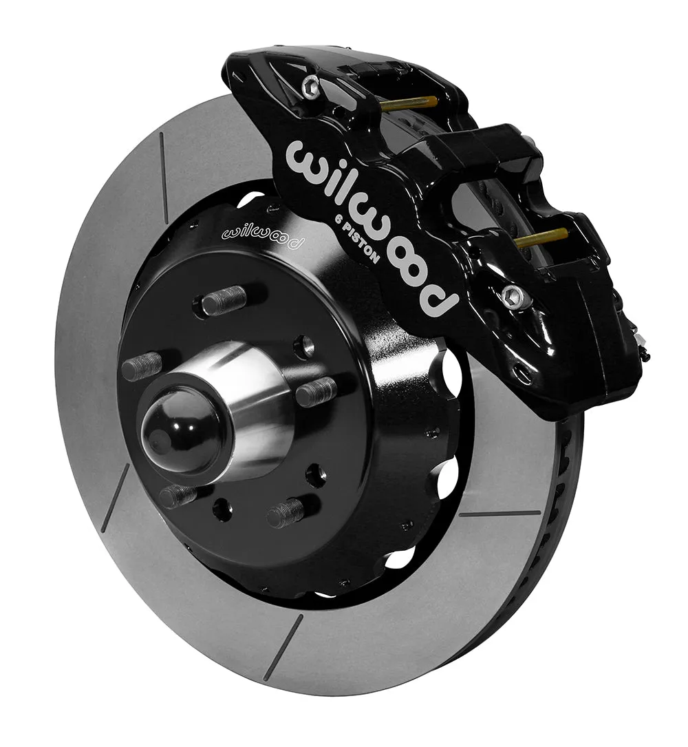 Wilwood AERO6 Front Hub Kit 14.00-Red Chevy C-10 60-87 CPP Drop Spindle product image