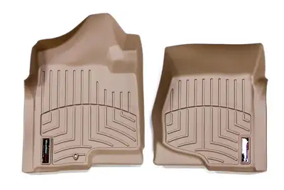 Weathertech 2007 + Cadillac Escalade Tan Front FloorLiner / 2007 + Chevrolet Silverado Extended Cab Tan Front FloorLiner No fit: chassis cab / 2007 + Chevrolet Silverado Standard Cab Tan Front FloorLiner No fit: chassis cab