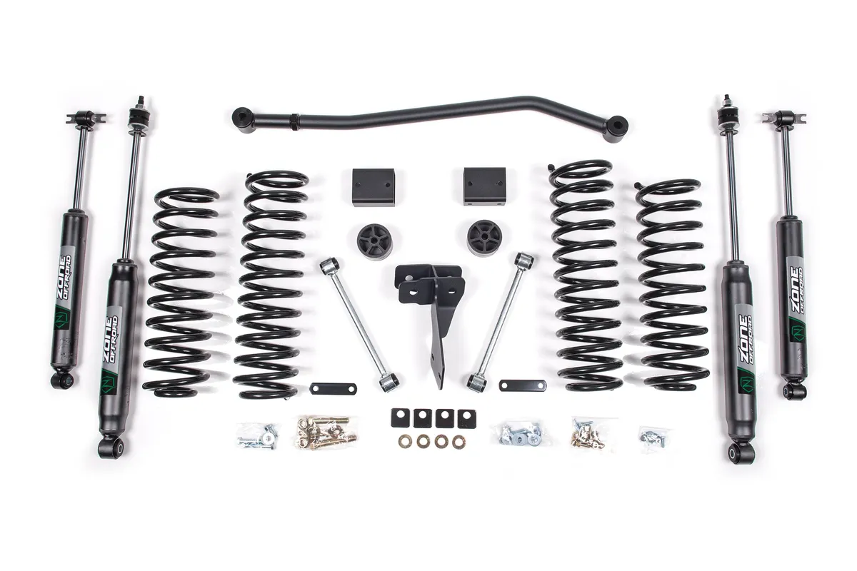 2007-2015 Jeep Wrangler (JK) 4dr 4 Suspension Lift Kit - Front Coils Rear Coils - Fox 2.0 Adventure Series Shocks product image