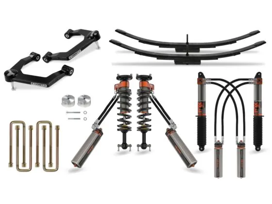 Cognito Motorsports Truck Ultimate Leveling Kit With Fox Frs 3.0 Ibp Shocks 3-Inch 2019-2024 Silverado/Sierra 1500 & 1-Inch AT4 and Trail Boss 2WD/4WD Cognito