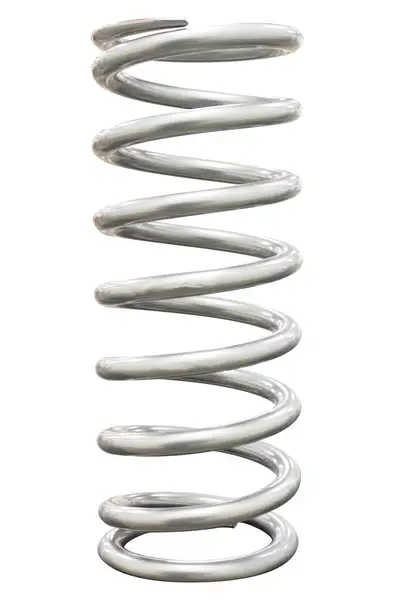 QA1 QA1 10HT350 Spring, Cr-Si High Travel 2-1/2 Id 10 X 350 Lbs/In. Silver Pwdr Coat