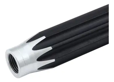 Quickcar Racing Products 5/8 Aluminum Scalloped Tube - 24.5in