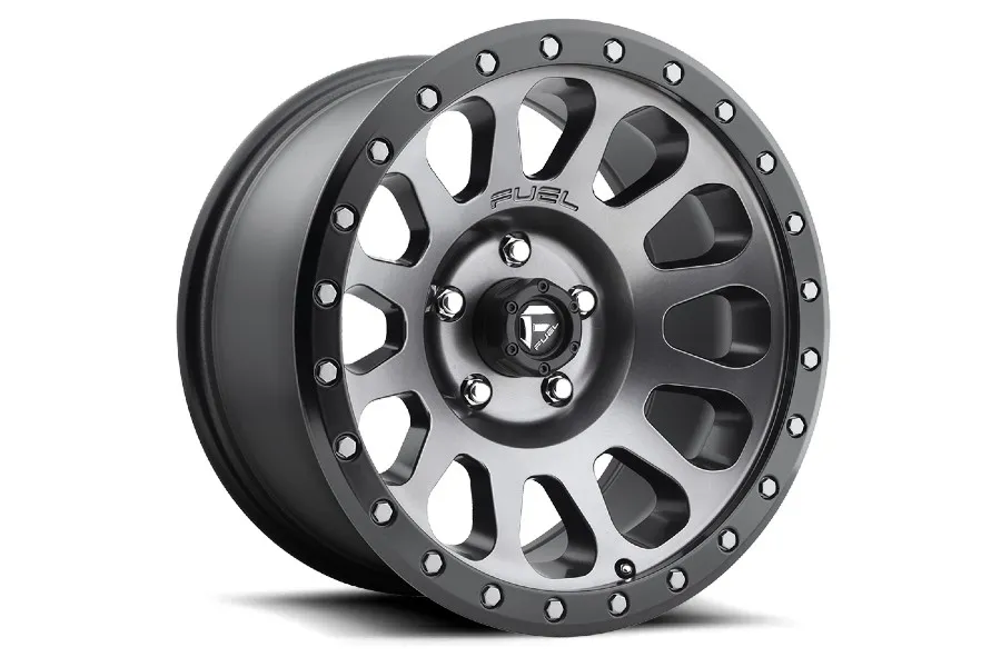 Fuel Off-Road Fuel Offroad Vector D601 Series Wheel, 17x8.5 6x5.5 - Matte Gun Metal w/ Black Bead Ring - Bronco 2021+