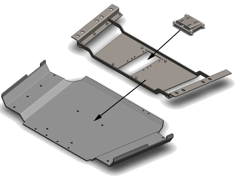 Jeep Wrangler Transfer Case Skid Plate 1997-2006 TJ/LJ Clayton Off Road product image