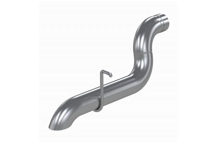 MBRP Exhaust 20-23 Jeep Wrangler JL Armor Plus Series T409 Stainless Steel 3 Inch High Clearance Filter Back Rear Turn Down Exhaust System MBRP