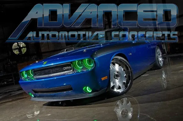 ORACLE Lighting 2008-2014 Dodge Challenger LED Headlight Halo Kit - Standard Mount product image