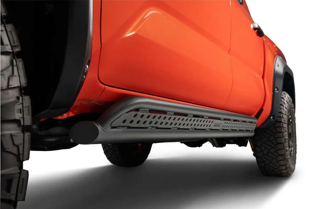 RealTruck (Go Rhino) Frame Mount Sliders 2024-2025 Toyota Tacoma; Double Cab product image