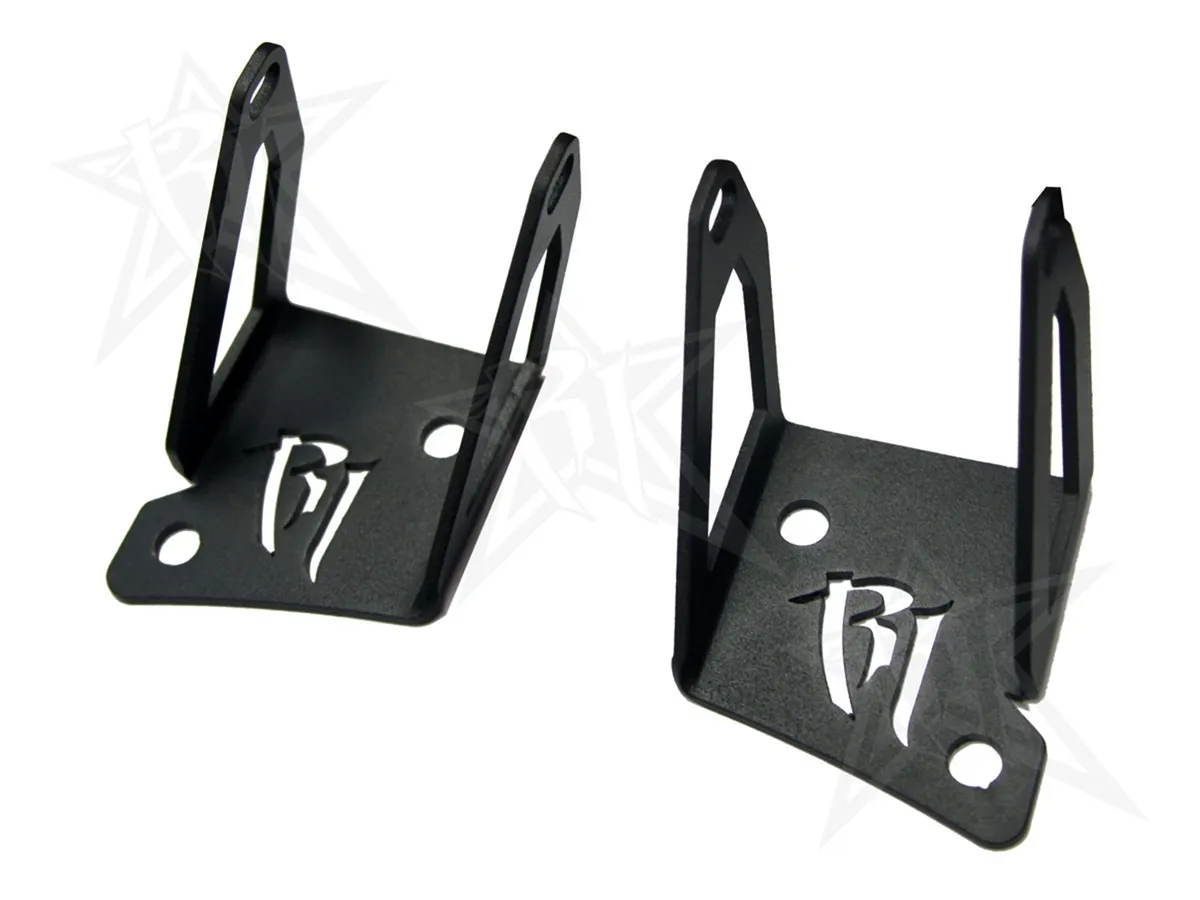 RIGID 2007-2018 Jeep JK A-Pillar Mount Kit; Fits D-Series or Radiance POD Lights product image