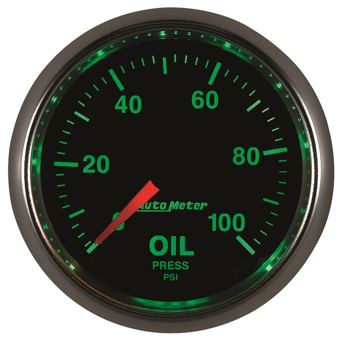 Gauge, Oil Pressure, 2 1/16", 100psi, Mechanical, GS product image