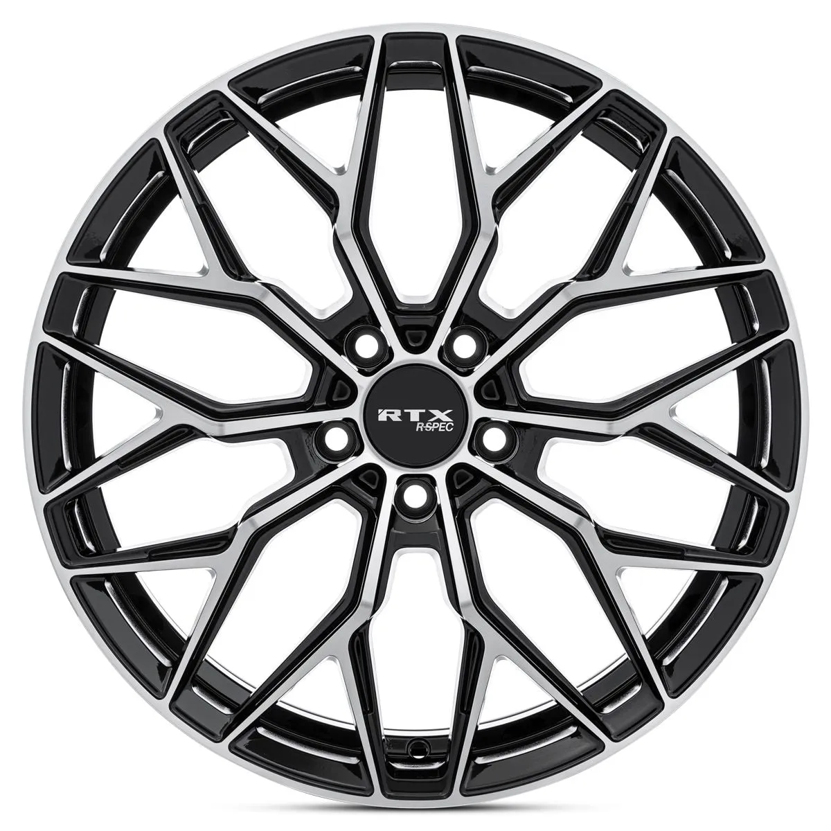 Rs02 20x8.5 5x114.3 Et38 Cb67.1 Gloss Black Machined product image