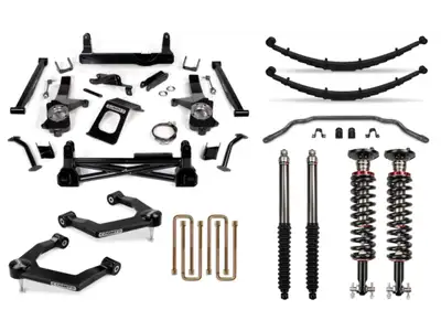 Cognito Motorsports Truck 8-Inch Performance Lift Kit with Elka 2.0 Ifp Shocks for 2019-2024 Silverado/Sierra 1500 2WD/ 4WD, Including AT4 and Trail Boss Cognito