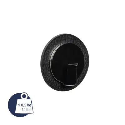 SILWY MAGNET Magnetic Hook Clever Black Incl. Pad Black