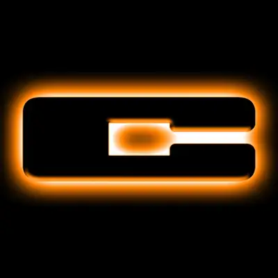 Oracle Lighting Universal Illuminated LED Letter Badges Amber Individual Letters Custom Emblem - Matte Black / C