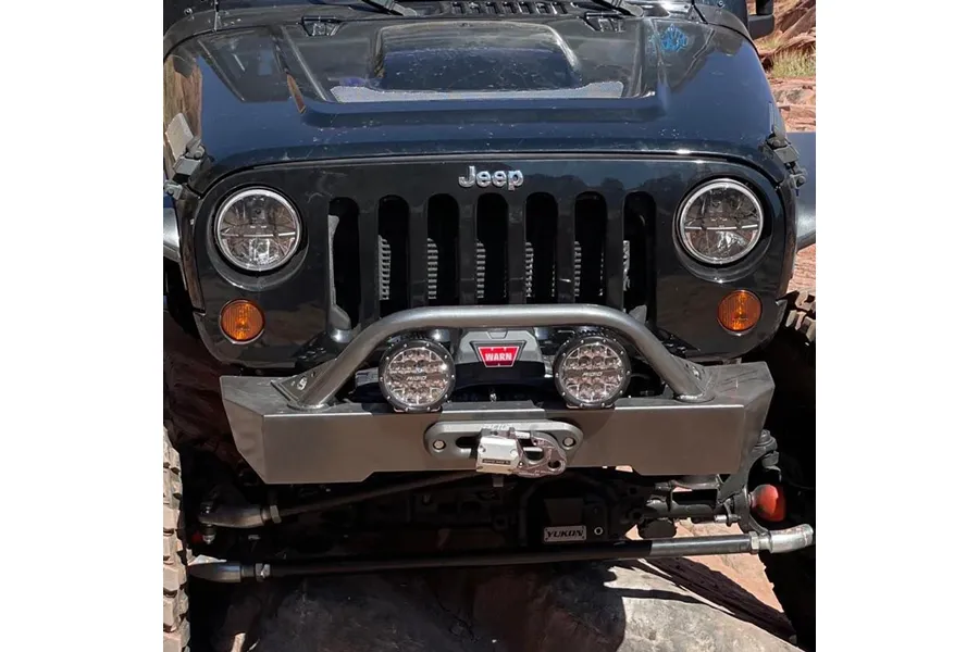 0718 Wrangler Krawler Lite Front Bumper With Hoop Raw product image
