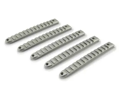 DV8 Offroad DV8 Offroad D-JP-190028-AL-5 Silver Rail Door Handle Insert; 5-Pieces