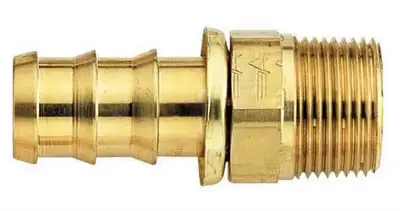Aeroquip #8 Socketless Hose To 3/8 Male Pipe Fitting