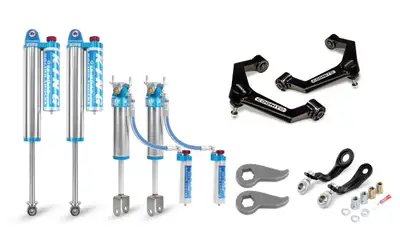 Cognito Motorsports Truck 3-Inch Elite Leveling Kit with King 2.5 Reservoir Shocks For 2011-2019 Silverado Sierra 2500/3500 2WD/4WD Cognito