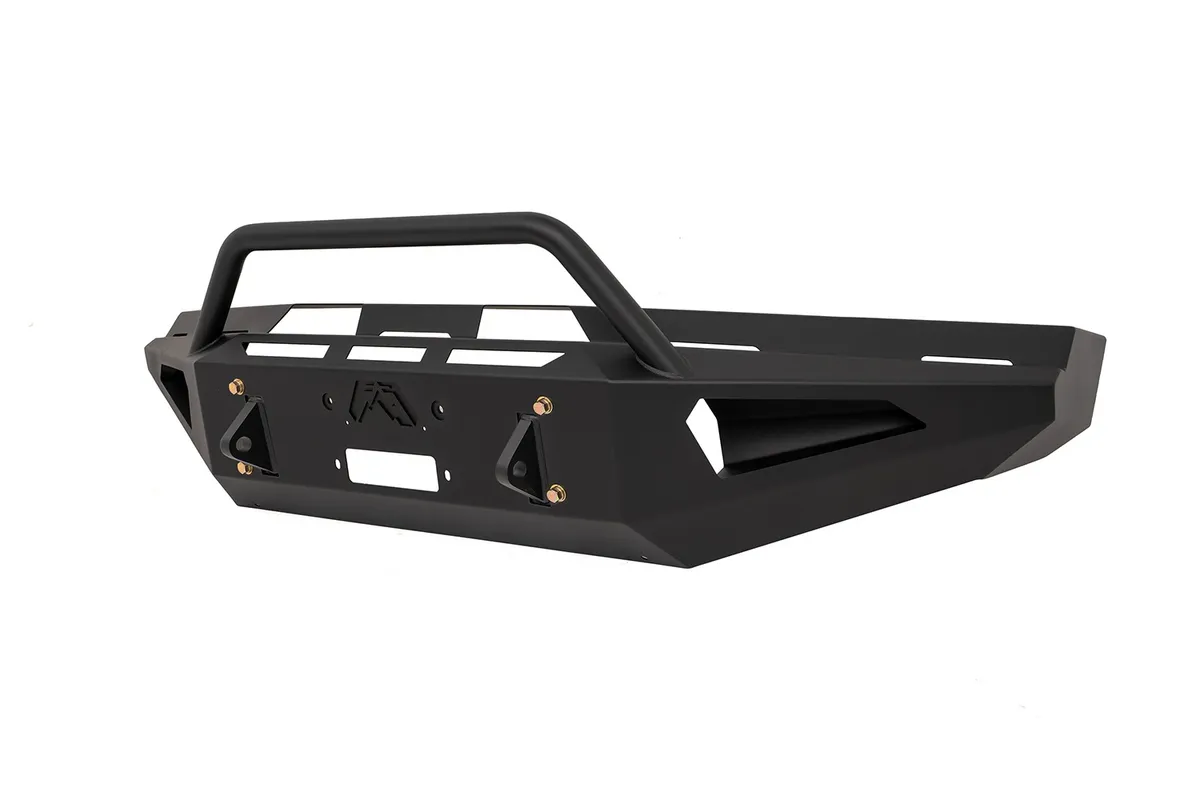 0810 F250/F350/F450/F550 Red Steel Front w/ Prerunner Guard Bumper product image